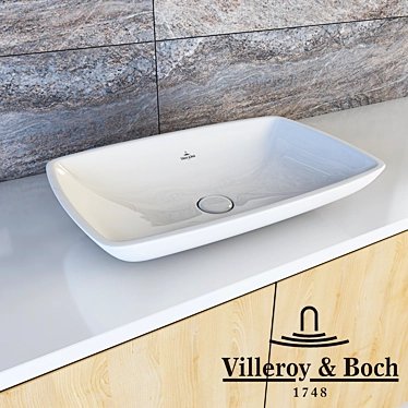 V&B Loop & Friends Countertop Sink 3D model image 1 