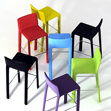 Modern Joko Chair: Sleek. Stylish. Sophisticated. 3D model image 1 