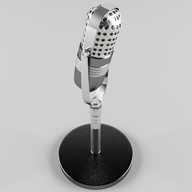 Professional Condenser Microphone 3D model image 1 