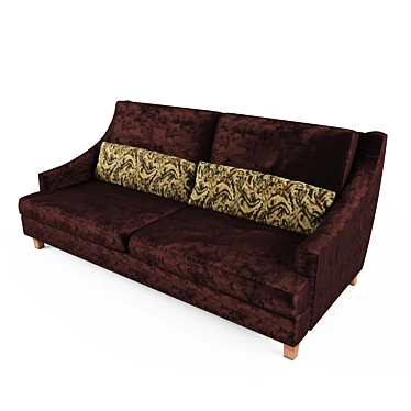 Selva 3-Seater Sofa: Unparalleled Comfort 3D model image 1 