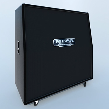 Mesa 4x12 Recto Slant Cabinet 3D model image 1 