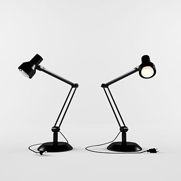 Elegant Glow: Luminaria Table Lamp 3D model image 1 