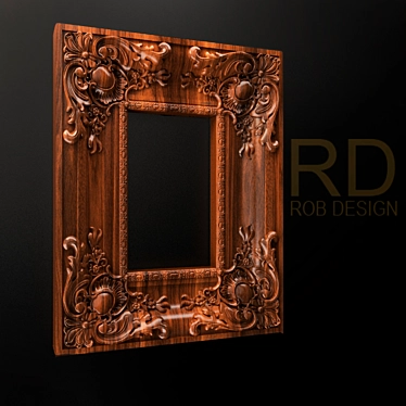 Elegant Picture Frame: The Perfect Home Decor 3D model image 1 