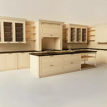 Italian Cesar Kitchen 3D model image 1 