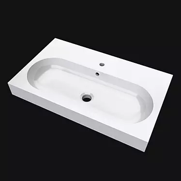 Elegant Ikea BRÅVIKEN Sink 3D model image 1 