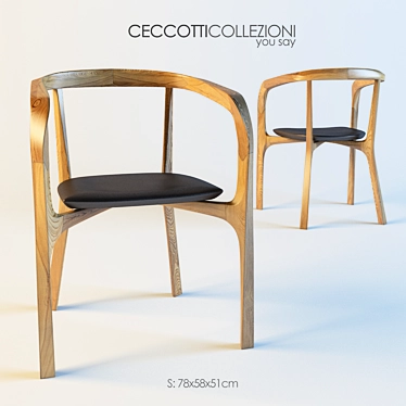 Ceccotti Roberto Lazzeroni Chair 3D model image 1 