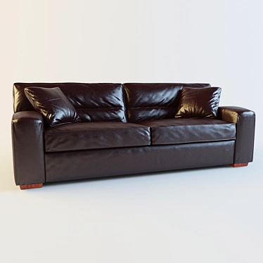 Luxury Panther Sofa: Perfect Blend of Style and Comfort 3D model image 1 