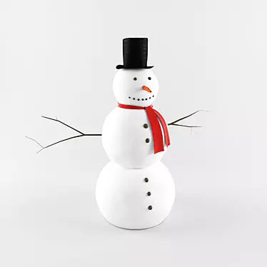 Frosty Fun Snowman Kit 3D model image 1 