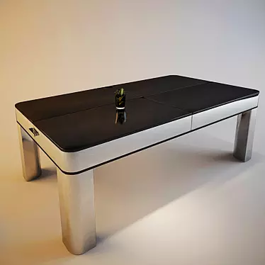 Sleek Coffee Table: 115x65x40 cm 3D model image 1 