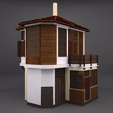 Turkish Historical Homes 3D model image 1 