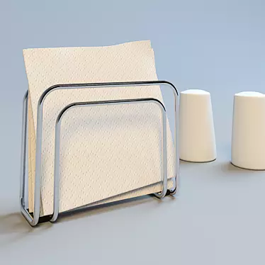 Classic Style Salt & Pepper Towel Set 3D model image 1 