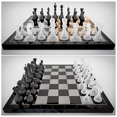 Classic Chess Set 3D model image 1 