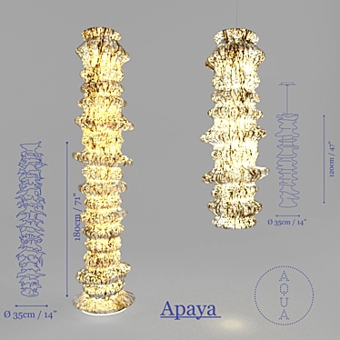 Apaya Aqua Lamps 3D model image 1 