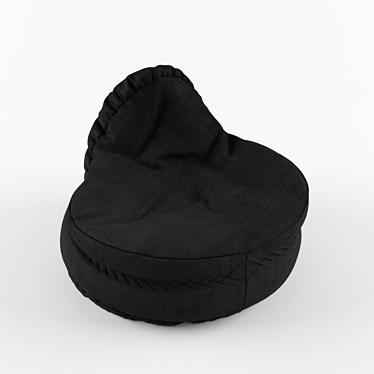 Cozy Comfort: Poof Chair 3D model image 1 