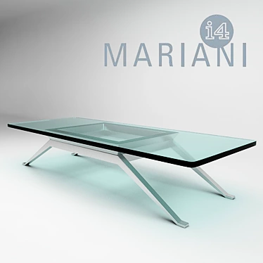 Apollo Collection Table by i4 Mariani 3D model image 1 