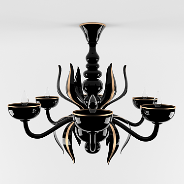 Venetian Elegance Chandelier L 28 3D model image 1 