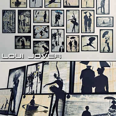 Expressive Artwork: Loui Jover 3D model image 1 