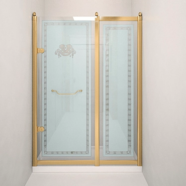 Stunning Devon Savoy Shower Door 3D model image 1 