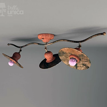 Elegant Rustic Chandelier IMAS 3D model image 1 