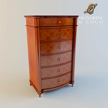 Elegant Chest Signorini&Coco Carlota 3D model image 1 