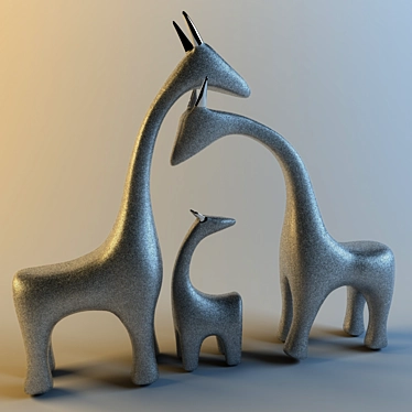 Set figurines &quot;Giraffes&quot;