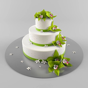 Celebrate with a Cake! 3D model image 1 