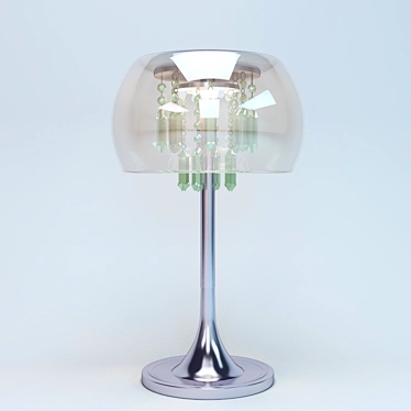 Sleek and Chic Table Lamp 3D model image 1 