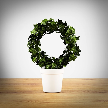 Nordic-inspired Ivy Pot 3D model image 1 