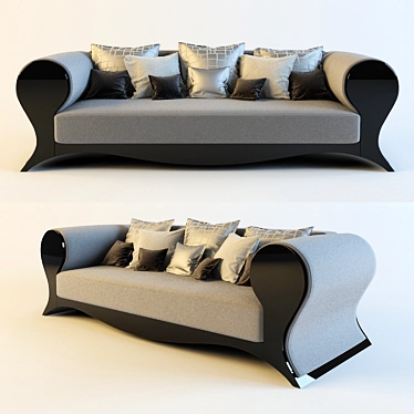 Roberto Luxury Sofa 3D model image 1 