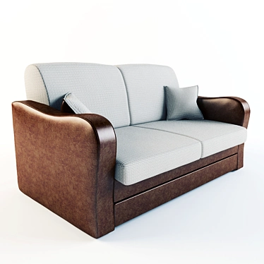 Cozy Comfort Sofa 3D model image 1 