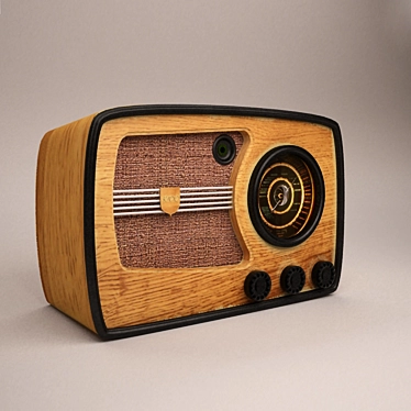 Vintage VEF Super M557 Radio 3D model image 1 