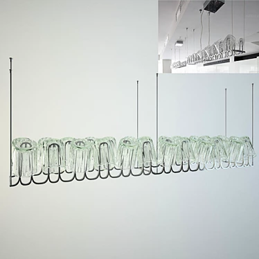 Cup Drop Chandelier Hanger 3D model image 1 