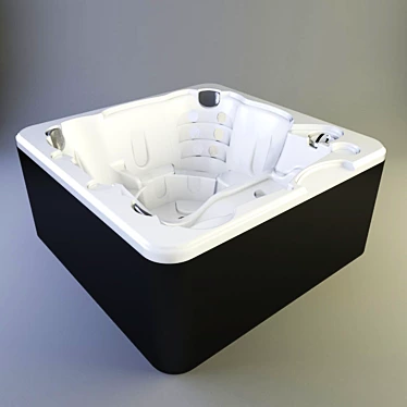 Luxury Hydrotherapy  Relaxation at Home 3D model image 1 