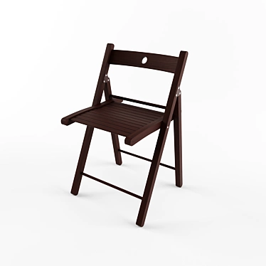 Sleek Terje Folding Chair 3D model image 1 