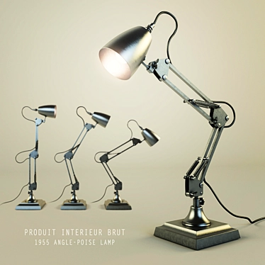 Vintage 1955 Angle-Poise Lamp 3D model image 1 