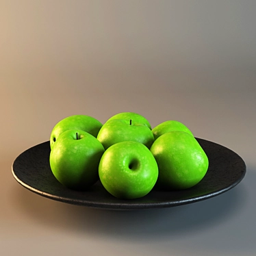 Fresh Apple Delight 3D model image 1 