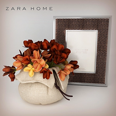 Zara Home Bedroom Accessories 3D model image 1 