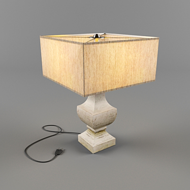 Greta 30-Inch Table Lamp | Currey 3D model image 1 