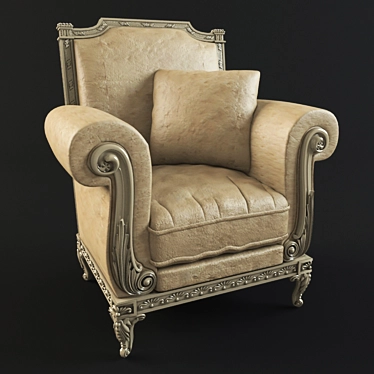 Elegant Caspani Tino Chair 3D model image 1 