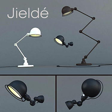 Industrial Elegance: Jielde Lamp 3D model image 1 