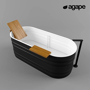 Vieques: Luxury Bath by AGAPE 3D model image 1 