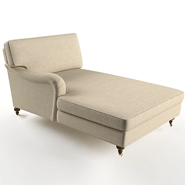 Elegant Cambridge Sofa 3D model image 1 