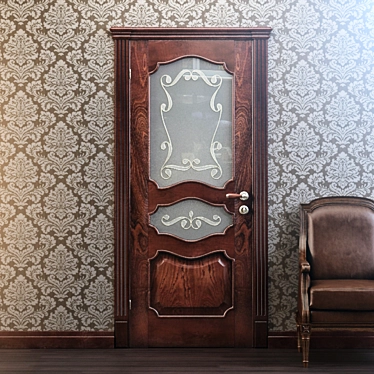 Luxurious Dariano Porte Door 3D model image 1 