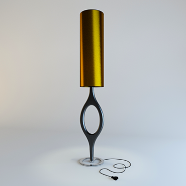 Nerocarbonio Factory Lamp: Elegant and Versatile 3D model image 1 