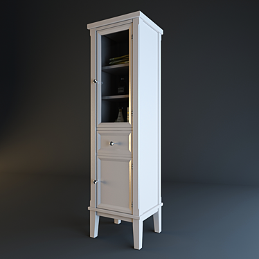 Elegant JARDIN Closet - 1596mm 3D model image 1 