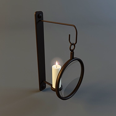 Elegant Candlestick Stand 3D model image 1 