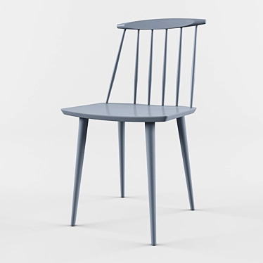 Modern Minimalist Hay J77 Chair - Sleek and Stylish Design! 3D model image 1 