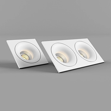 Sleek Spotlights Modernize Your Space 3D model image 1 