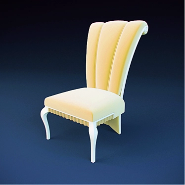 Glamorous Greta Chair by BRUNO ZAMPA 3D model image 1 