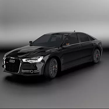 Sleek & Powerful Audi A6 3D model image 1 